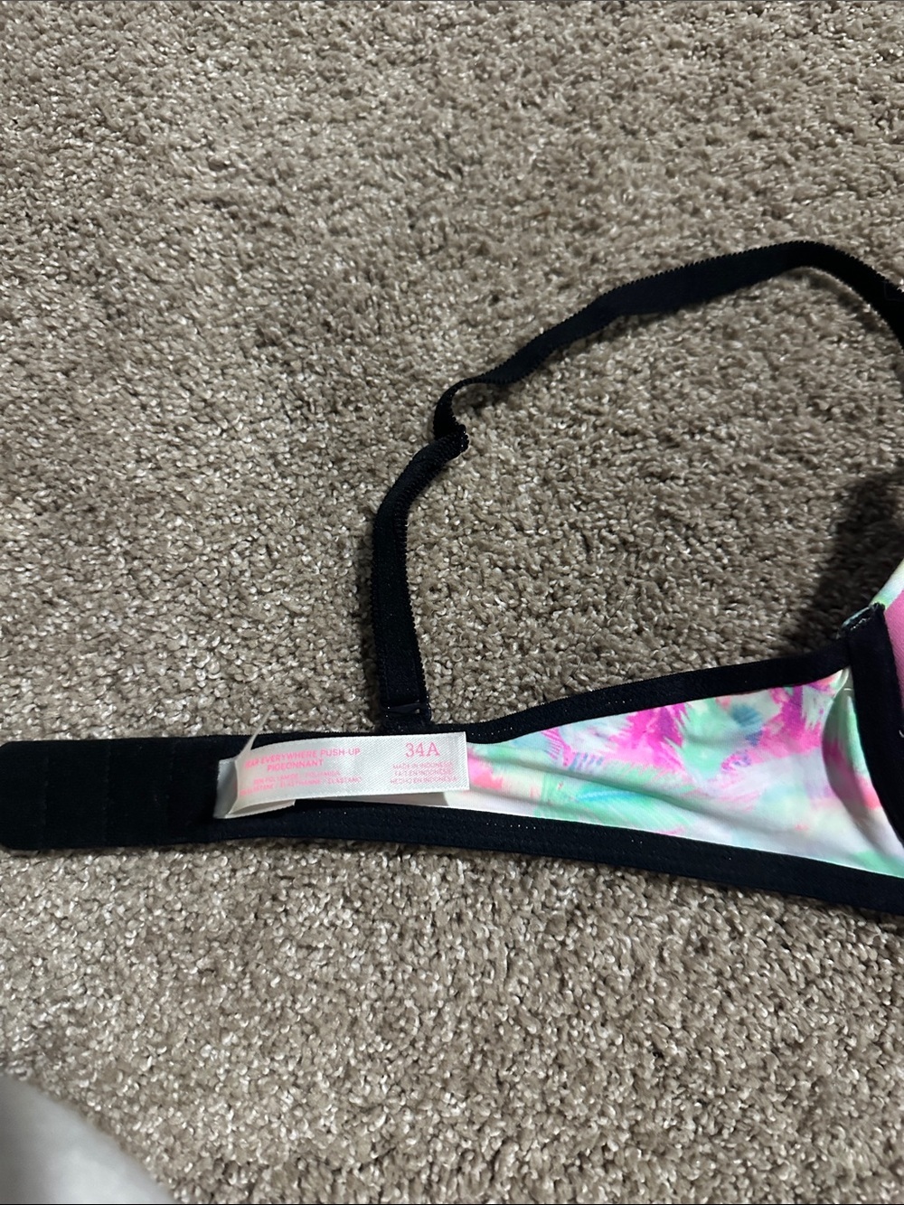 Pink  Push-Up Bra - Picture 4 of 5